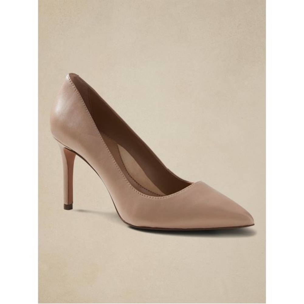 Banana Republic Nude Leather Heels